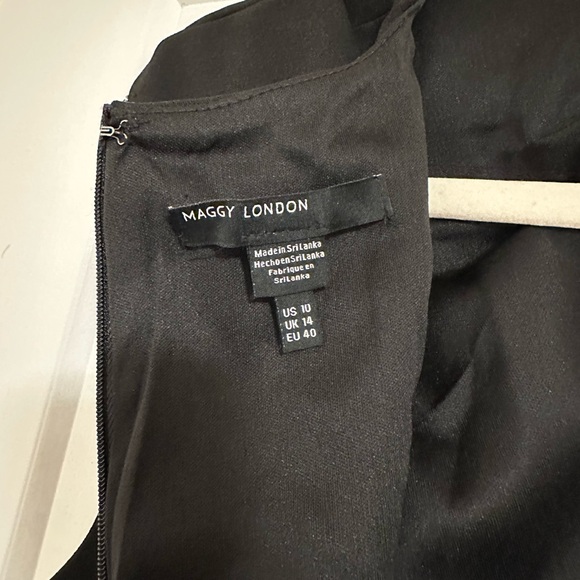 Maggy London Classic Black Strapless Dress - Picture 3 of 4